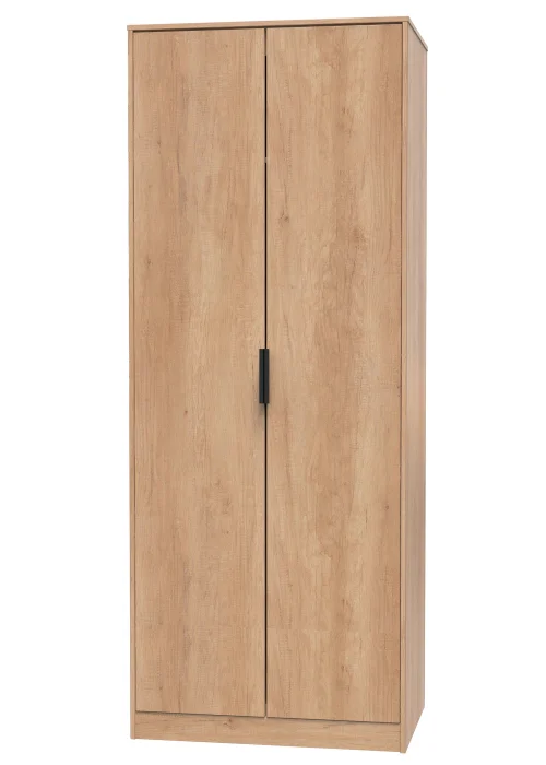 Swift Milano 2 Door Wardrobe (197cm x 53cm x 74cm) - One Size Image 3