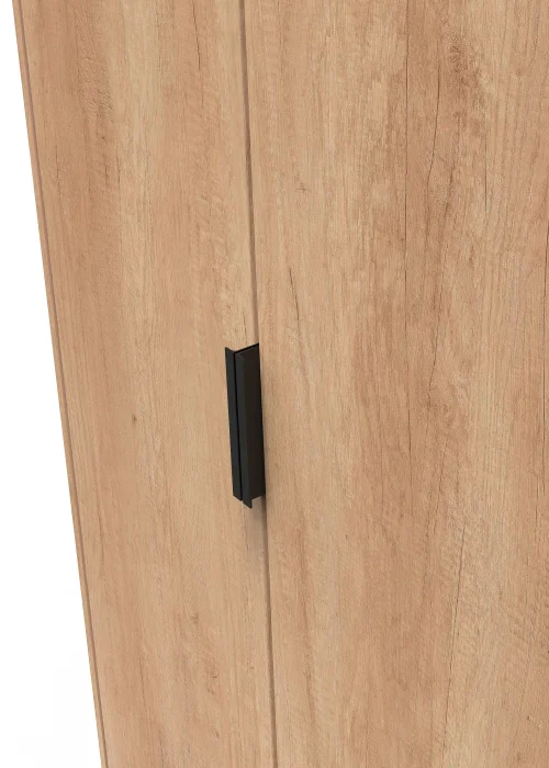 Swift Milano 2 Door Wardrobe (197cm x 53cm x 74cm) - One Size Image 4