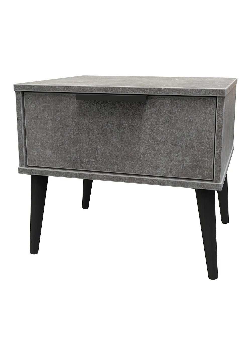 Swift Milano 1 Drawer Bedside Table (41cm x 39.5cm x 45cm) - One Size Image 5