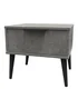Swift Milano 1 Drawer Bedside Table (41cm x 39.5cm x 45cm) - One Size Image 5