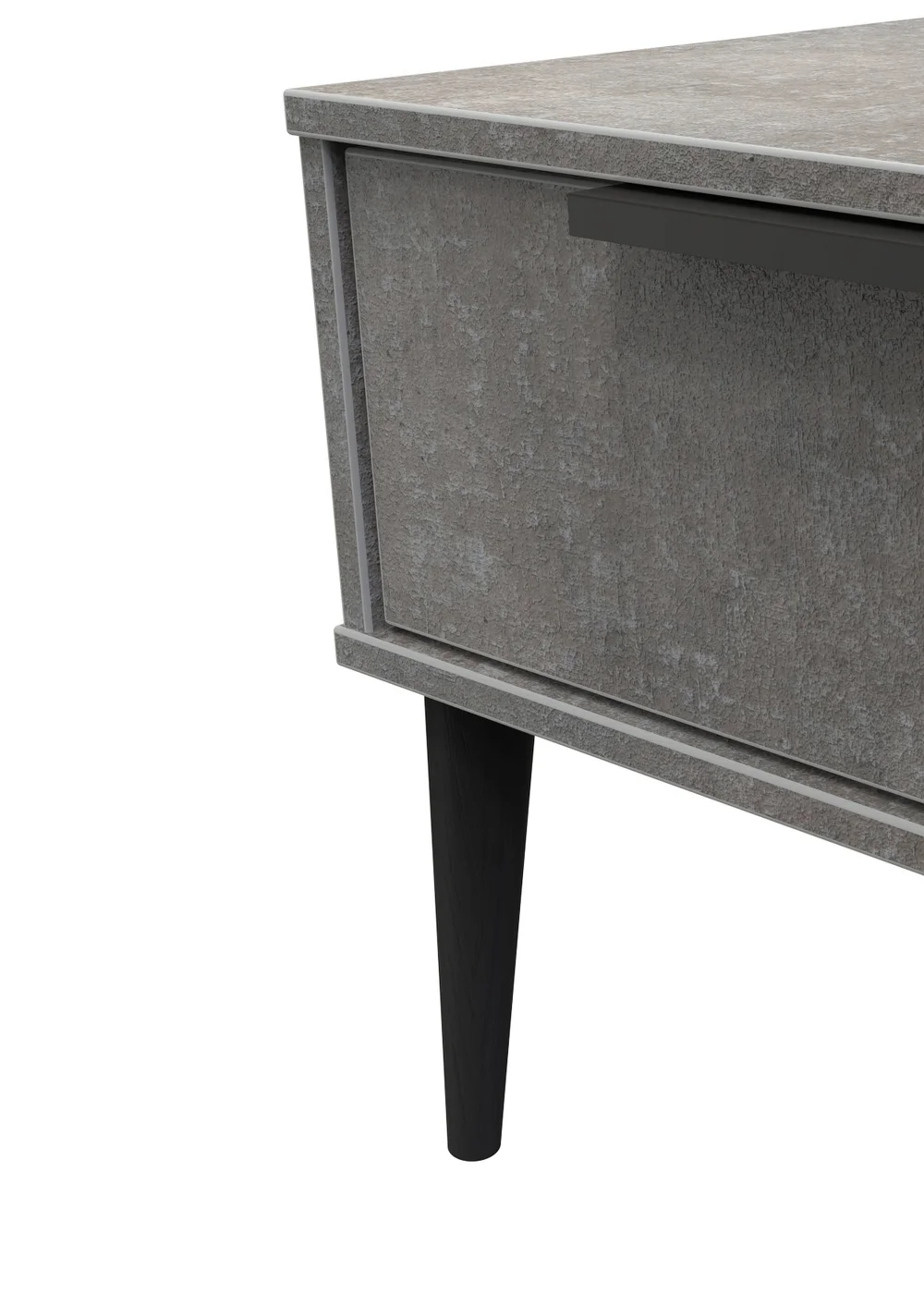 Swift Milano 1 Drawer Bedside Table (41cm x 39.5cm x 45cm) - One Size Image 4