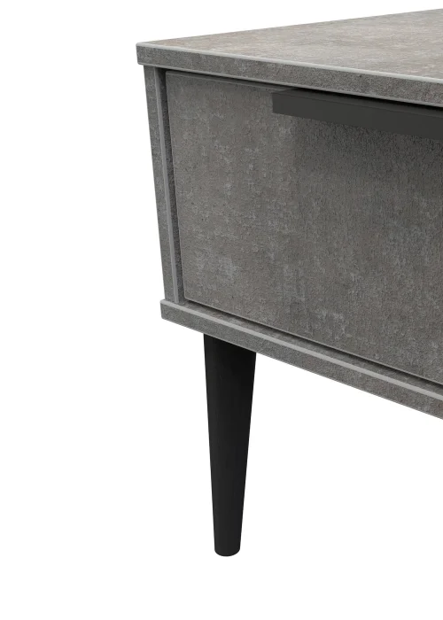 Swift Milano 1 Drawer Bedside Table (41cm x 39.5cm x 45cm) - One Size Image 4