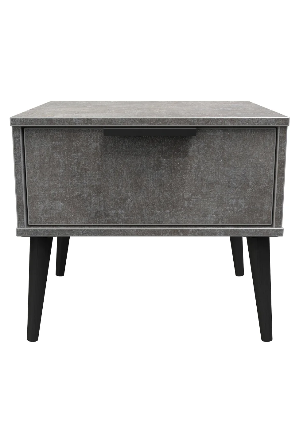 Swift Milano 1 Drawer Bedside Table (41cm x 39.5cm x 45cm) - One Size Image 1