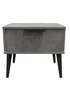 Swift Milano 1 Drawer Bedside Table (41cm x 39.5cm x 45cm) - One Size Image 1