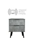 Swift Milano Wireless Charging Bedside Table (50.5cm x 41.5cm x 39.5cm) - One Size Image 2