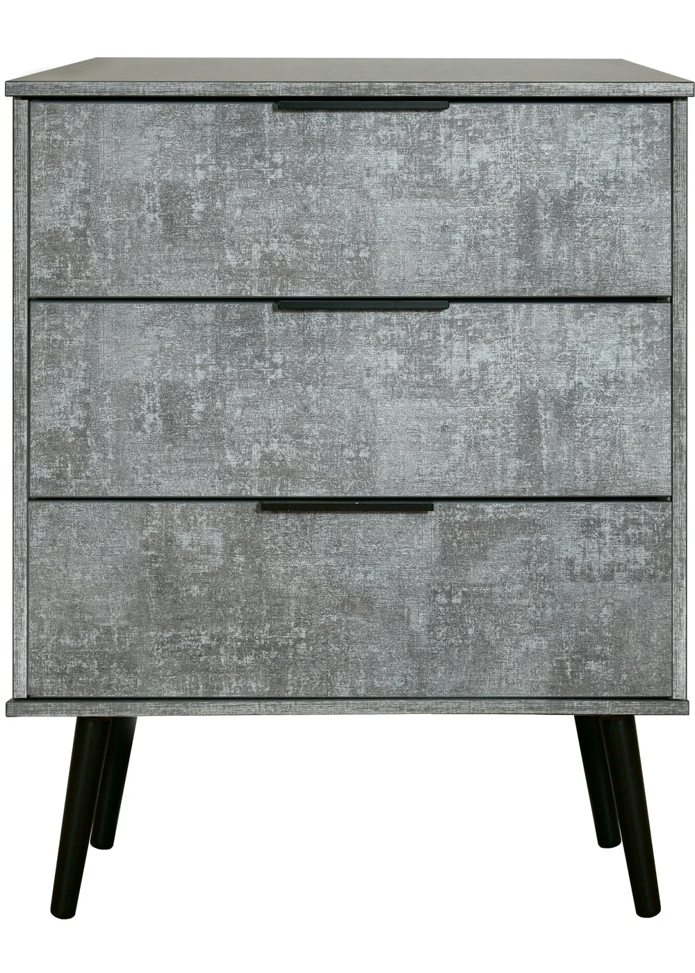 Ready Assembled Milano 3 Drawer Midi Chest - One Size Image 1