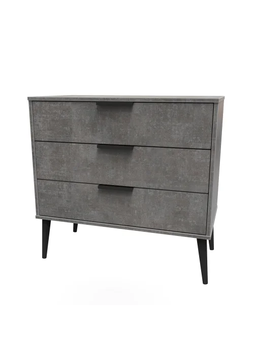 Swift Milano 3 Drawer Chest (69.5cm x 41.5cm x 76.5cm) - One Size Image 5