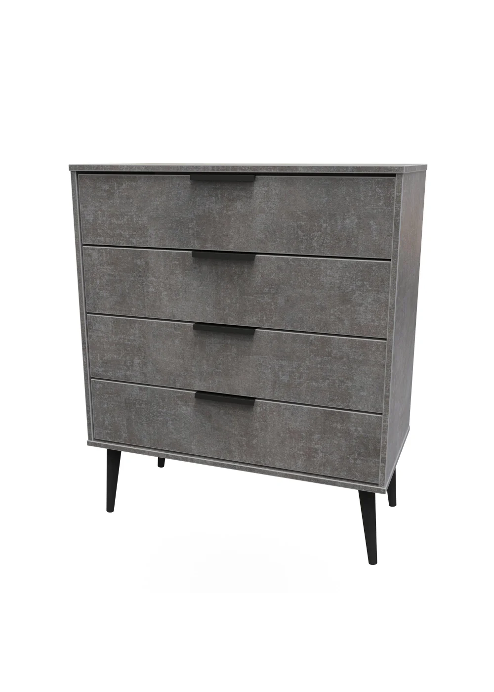 Ready Assembled Milano 4 Drawer Chest - One Size Image 3