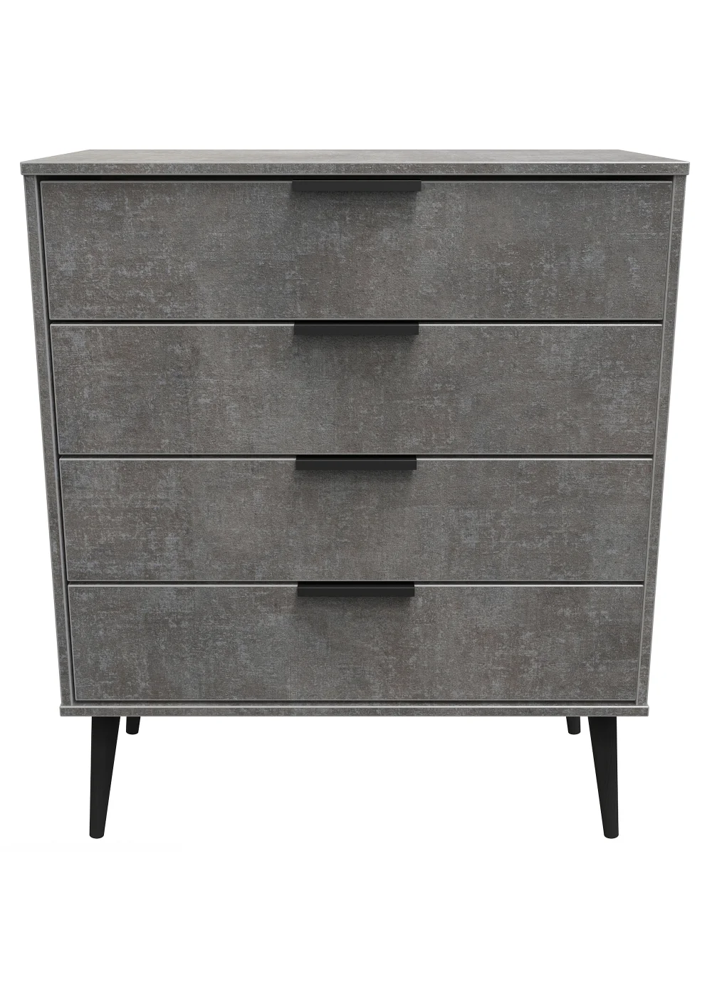 Ready Assembled Milano 4 Drawer Chest - One Size Image 2