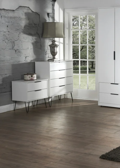 Swift Milano 4 Drawer Chest (88.5cm x 41.5cm x 76.5cm) - One Size Image 2