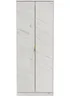 Swift Milano 2 Door Wardrobe (197cm x 53cm x 74cm) - One Size Image 1