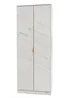 Swift Milano 2 Door Wardrobe (197cm x 53cm x 74cm) - One Size Image 3