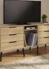 Swift Milano 6 Drawer TV Unit (74cm x 39.5cm x 152cm) - One Size Image 2