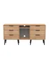 Swift Milano 6 Drawer TV Unit (74cm x 39.5cm x 152cm) - One Size Image 1