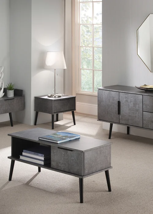 Swift Milano 6 Drawer TV Unit (74cm x 39.5cm x 152cm) - One Size Image 2