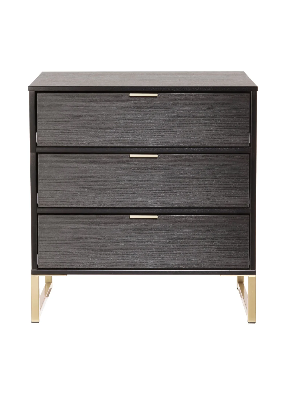 Swift Cordoba 3 Drawer Chest of Drawers (72.5cm x 39.5cm x 76cm) - One Size Image 4