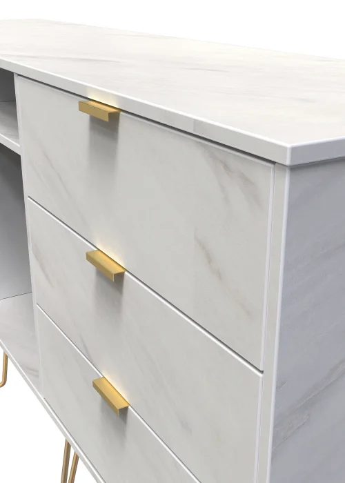 Swift Milano 6 Drawer TV Unit (74cm x 39.5cm x 152cm) - One Size Image 4