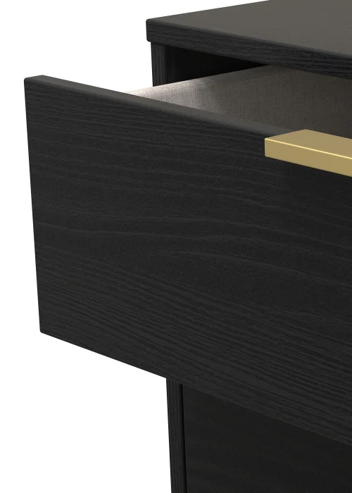Swift Cordoba Double 2 Drawer Bedside Cabinet (54cm x 39.5cm x 57.5cm) - One Size Image 5
