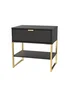 Swift Cordoba Single 1 Drawer Bedside Cabinet (58cm x 39.5cm x 57.5cm) - One Size Image 5
