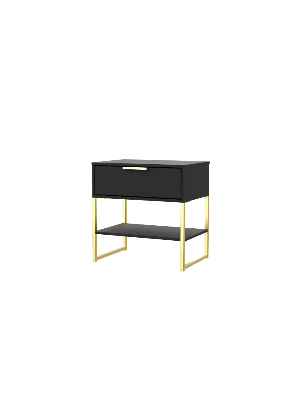 Swift Cordoba Single 1 Drawer Bedside Cabinet (58cm x 39.5cm x 57.5cm) - One Size Image 4
