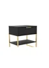 Swift Cordoba Single 1 Drawer Bedside Cabinet (58cm x 39.5cm x 57.5cm) - One Size Image 3