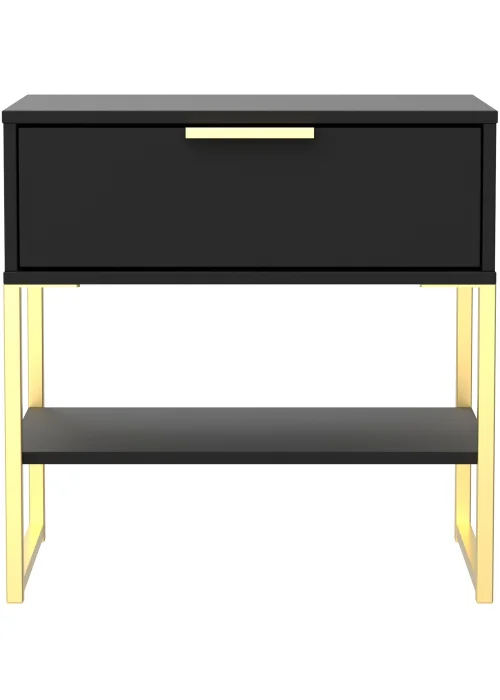 Swift Cordoba Single 1 Drawer Bedside Cabinet (58cm x 39.5cm x 57.5cm) - One Size Image 1