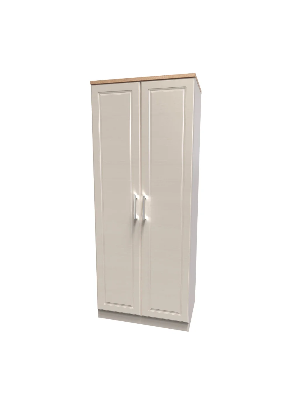 Swift Porto 2 Door Wardrobe (182.5cm x 74cm x 53cm) - One Size Image 3