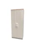 Swift Porto 2 Door Wardrobe (182.5cm x 74cm x 53cm) - One Size Image 3