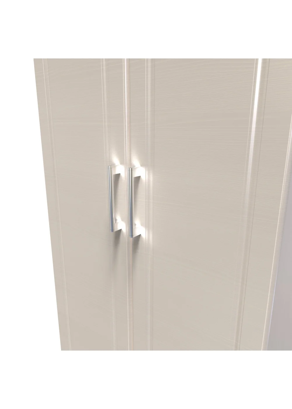 Swift Porto 2 Door Wardrobe (182.5cm x 74cm x 53cm) - One Size Image 4