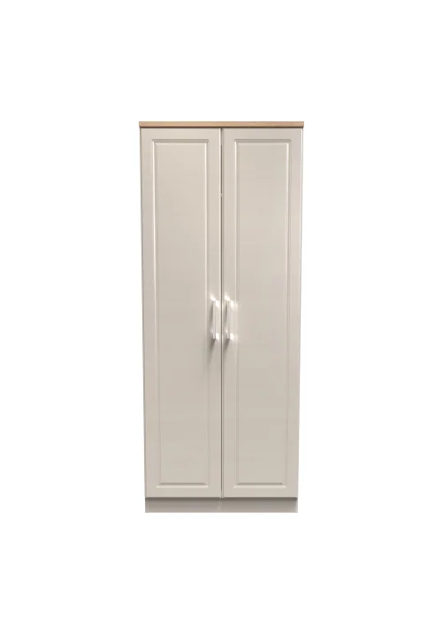 Swift Porto 2 Door Wardrobe (182.5cm x 74cm x 53cm) - One Size Image 1
