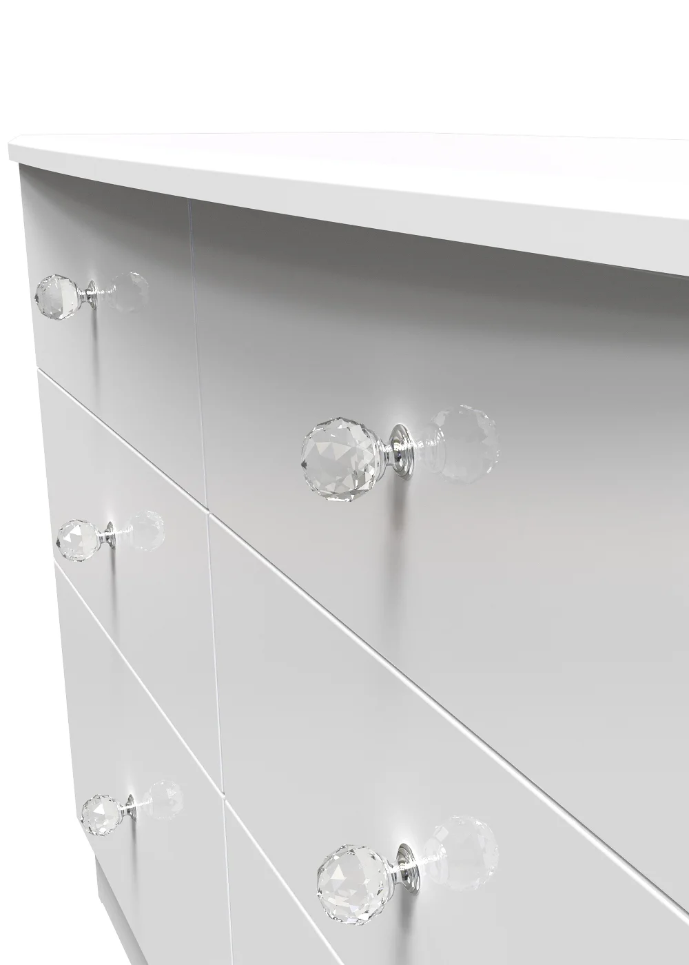 Swift Brilliance 6 Drawer Wide Chest with LED lights (79.5cm x 41.5cm x 112cm) - One Size Image 2
