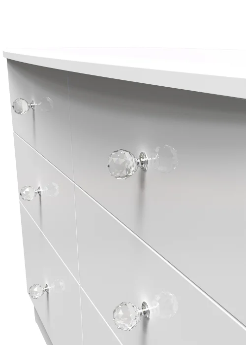 Swift Brilliance 6 Drawer Wide Chest with LED lights (79.5cm x 41.5cm x 112cm) - One Size Image 2