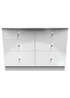 Swift Brilliance 6 Drawer Wide Chest with LED lights (79.5cm x 41.5cm x 112cm) - One Size Image 1