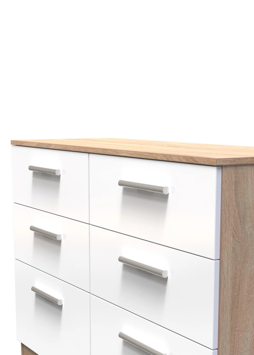 Swift Prague 6 Drawer Chest (79.5cm x 41.5cm x 112cm) - One Size Image 4