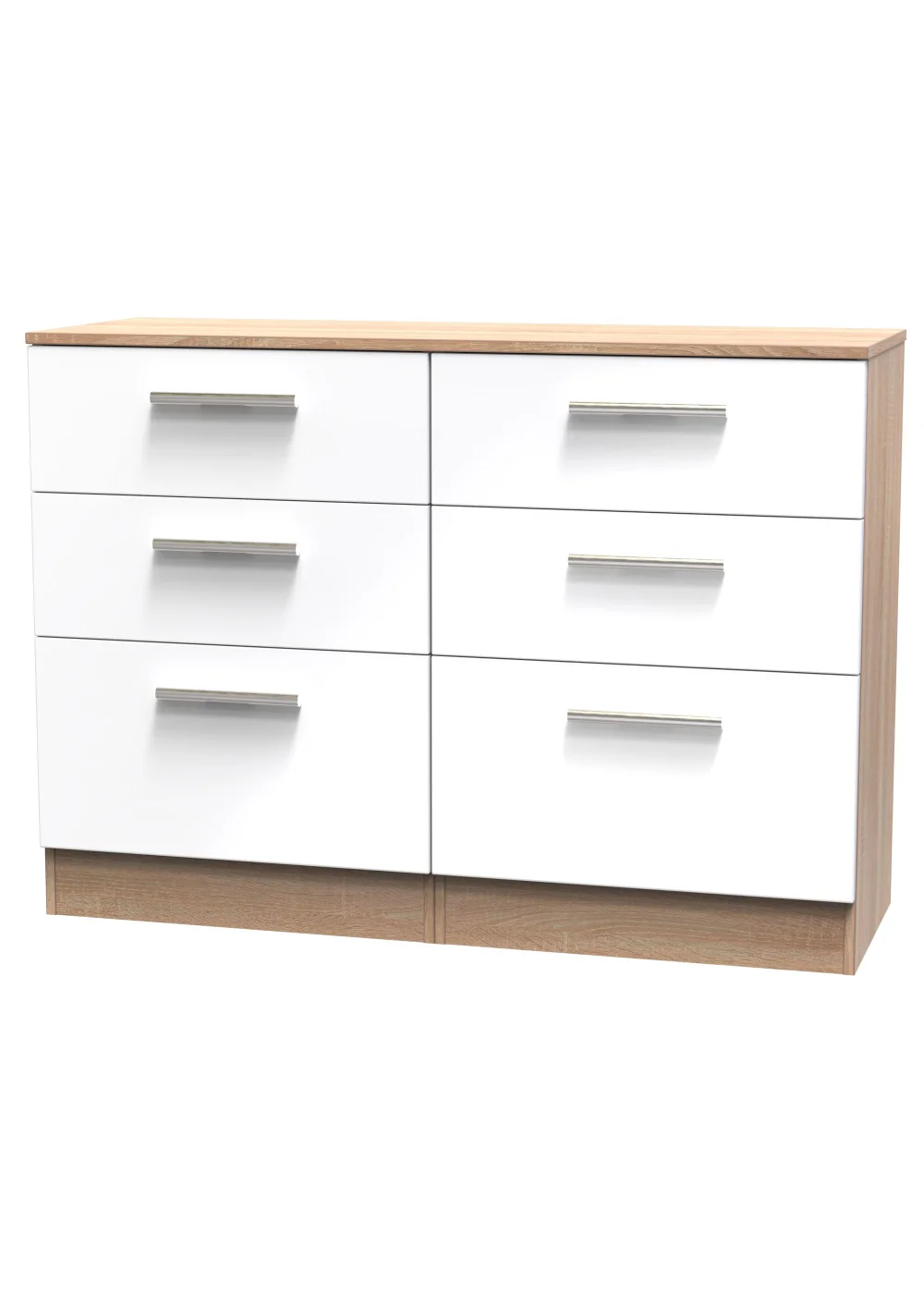 Swift Prague 6 Drawer Chest (79.5cm x 41.5cm x 112cm) - One Size Image 5