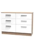 Swift Prague 6 Drawer Chest (79.5cm x 41.5cm x 112cm) - One Size Image 5