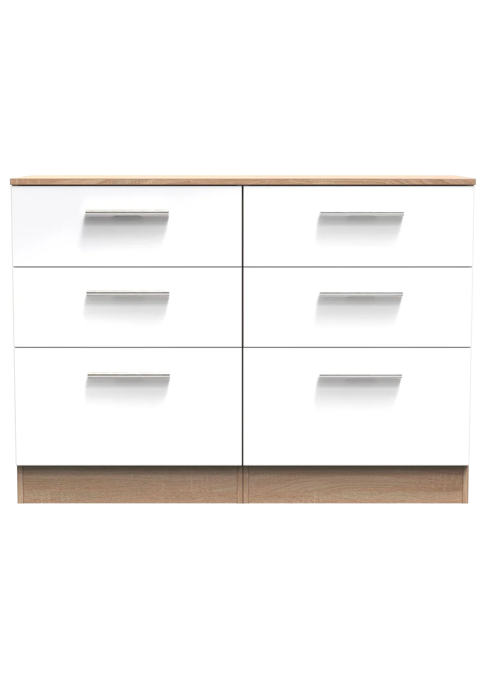 Swift Prague 6 Drawer Chest (79.5cm x 41.5cm x 112cm) - One Size Image 1