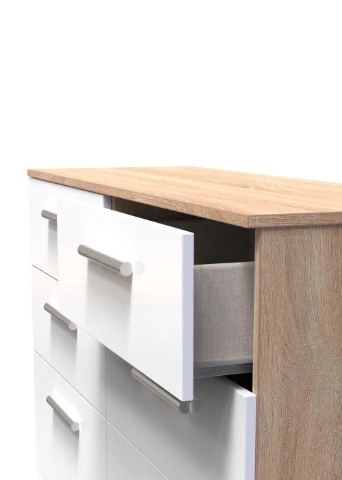 Swift Prague 6 Drawer Chest (79.5cm x 41.5cm x 112cm) - One Size Image 2