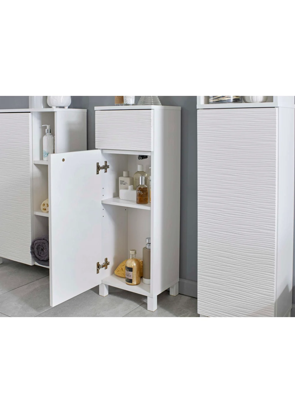 Lloyd Pascal Olsen Ripple Floor Cabinet (86cm x 30cm x 24cm) - One Size Image 2