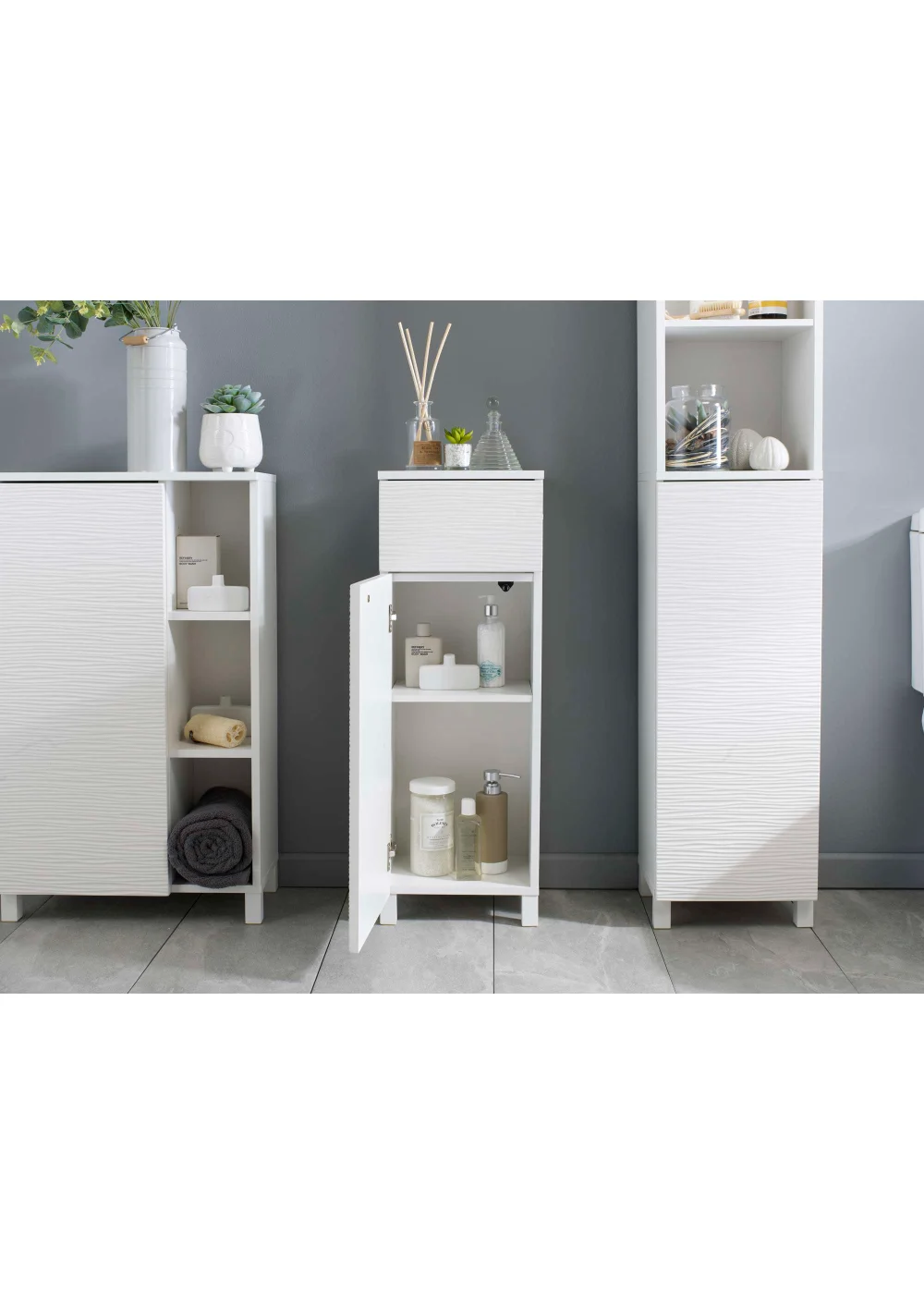 Lloyd Pascal Olsen Ripple Floor Cabinet (86cm x 30cm x 24cm) - One Size Image 5