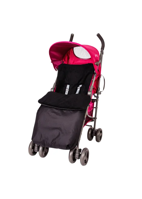 Red Kite Black Cosy Toes Stroller Fleece (96cm x 44cm x 5cm) - One Size Image 2