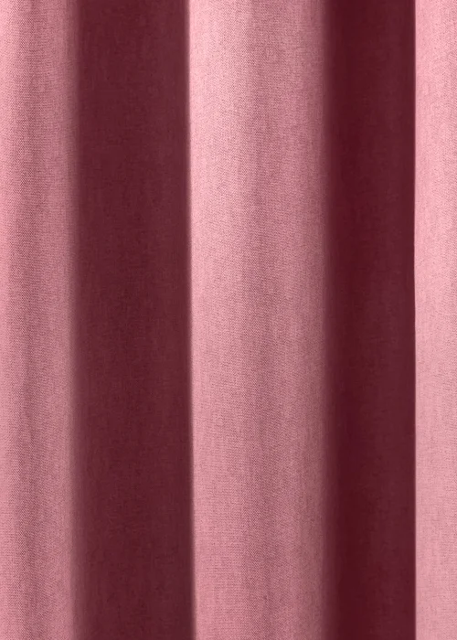 Fusion Sorbonne Pink Eyelet Curtains - 46W X 54D (116x137cm) Image 3