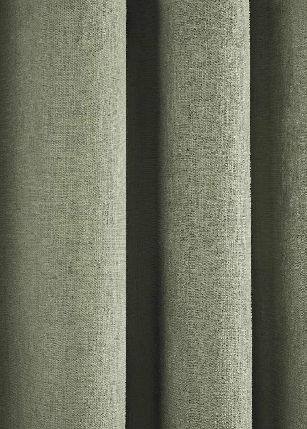 Fusion Strata Dimout Green Eyelet Curtains - 46W X 54D (116x137cm) Image 5