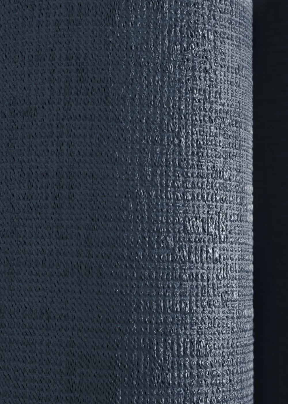 Fusion Strata Dimout Navy Eyelet Curtains - 46W X 54D (116x137cm) Image 5
