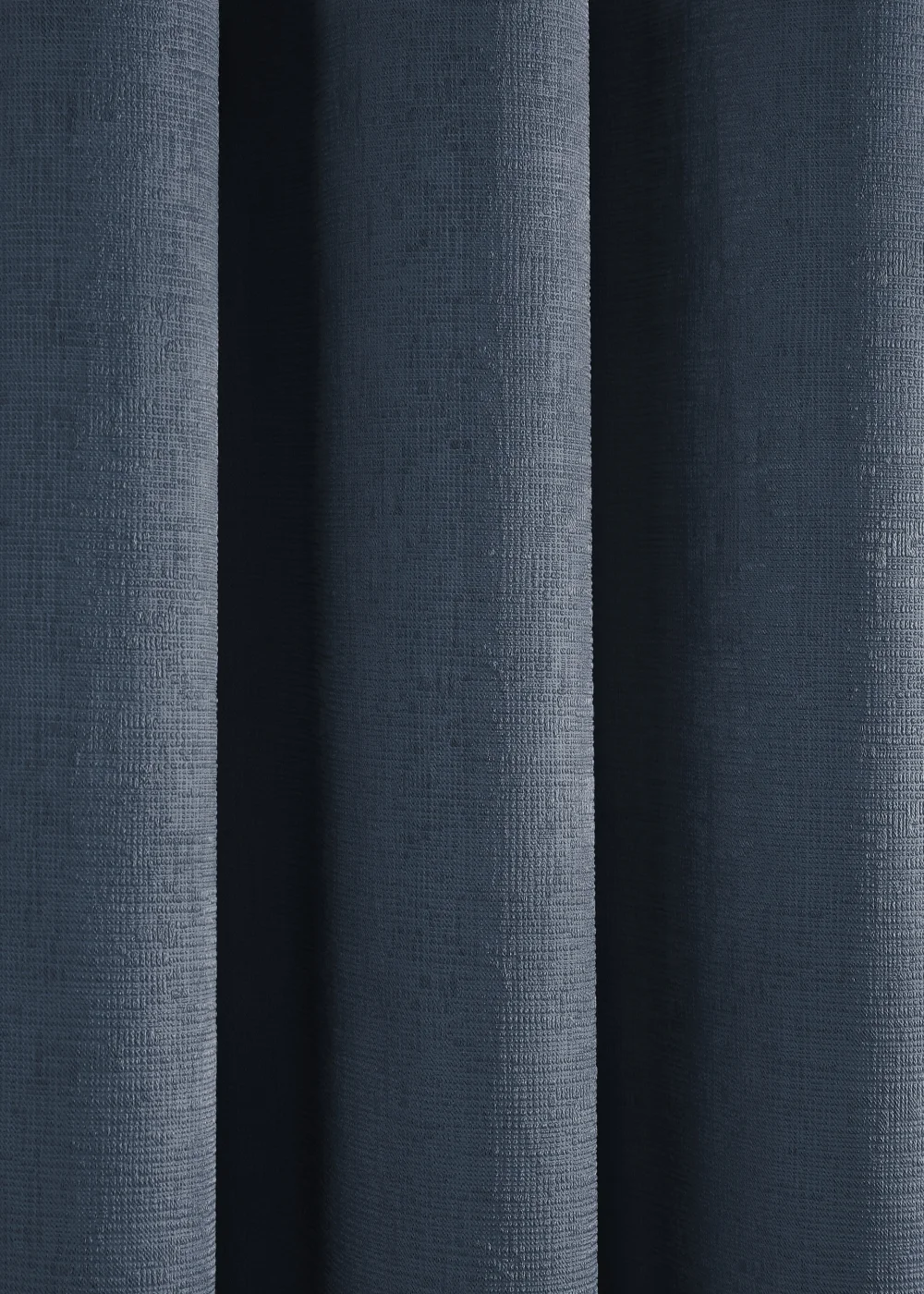 Fusion Strata Dimout Navy Eyelet Curtains - 46W X 54D (116x137cm) Image 4