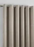 Fusion Strata Dimout Natural Eyelet Curtains - 46W X 72D (117x183cm) Image 3