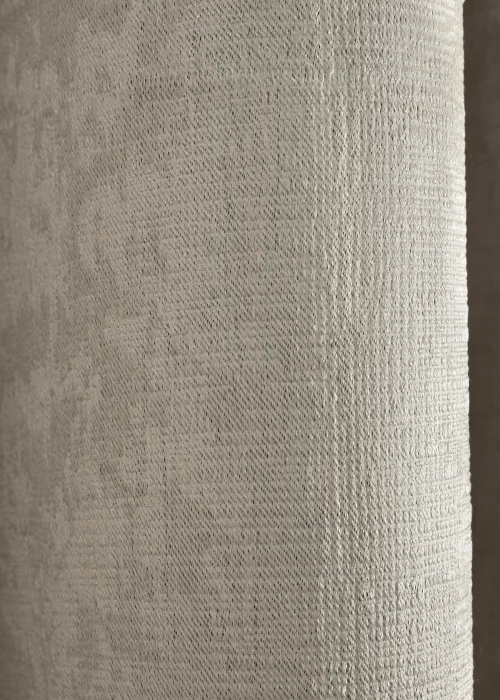 Fusion Strata Dimout Natural Eyelet Curtains - 46W X 72D (117x183cm) Image 5