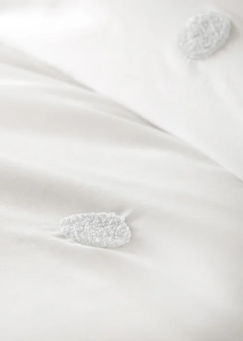 Appletree Dot Garden White Duvet Cover Set - Single Image 2