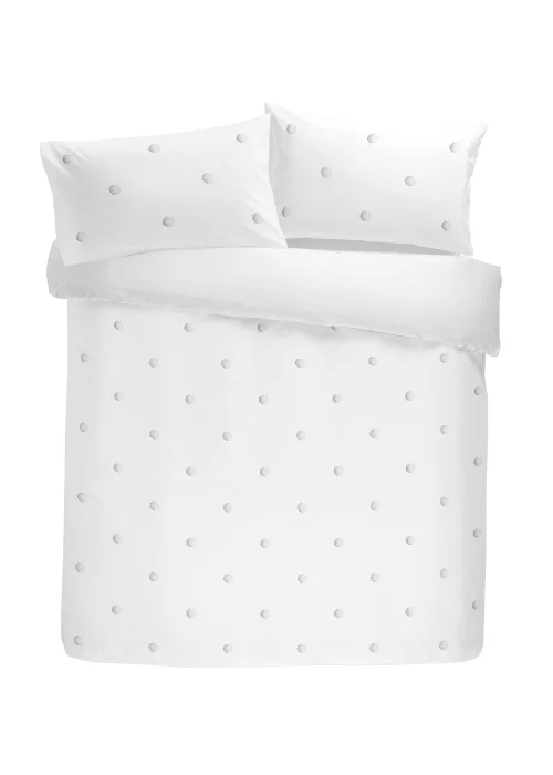 Appletree Dot Garden White Duvet Cover Set - Single Image 4