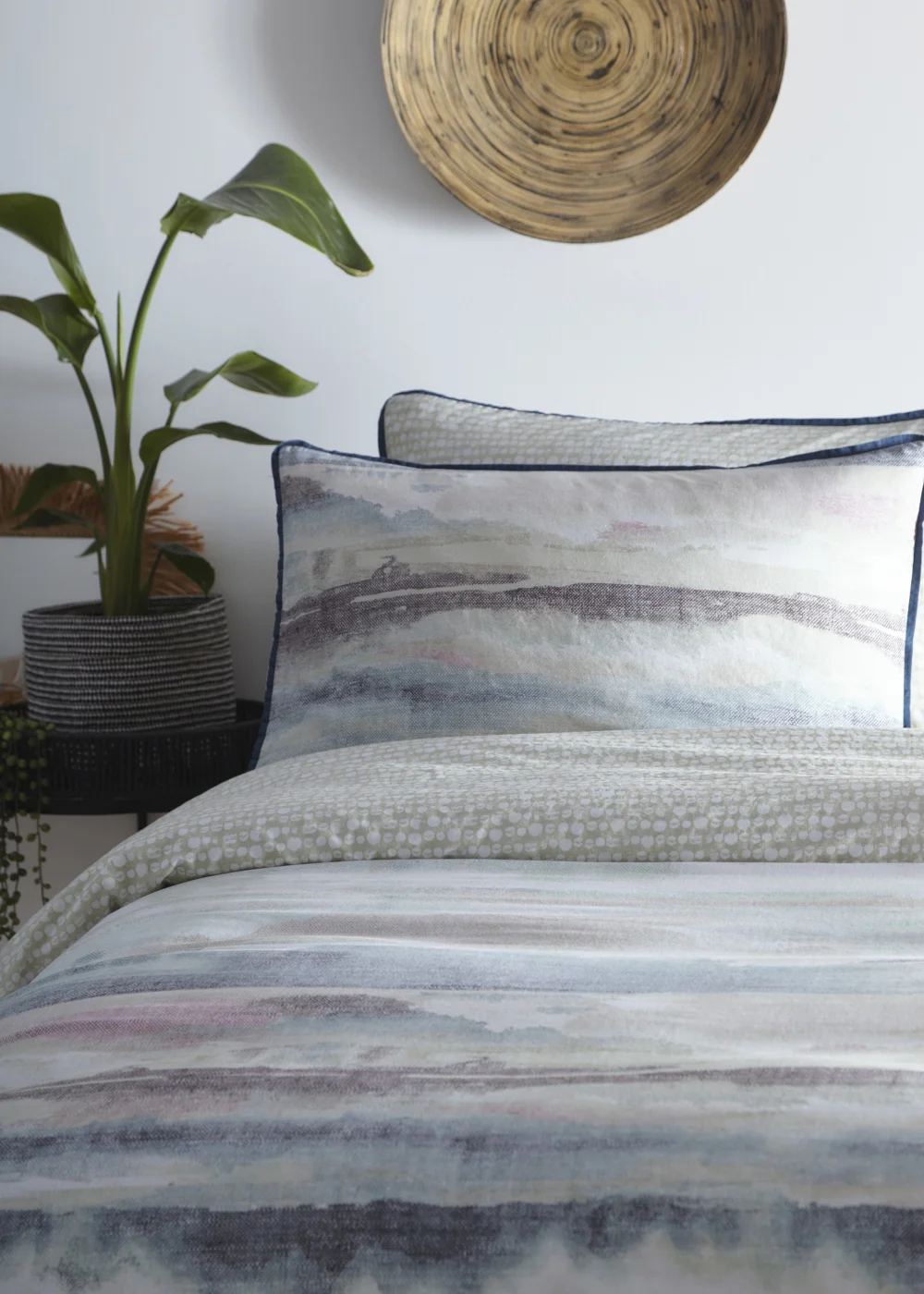 Appletree Landscape Blue Duvet Cover Set - Single Image 2